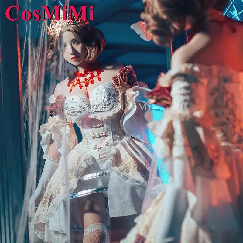 CosMiMi Mary คอสเพลย์เกม Identity V เครื่องแต่งกาย Bloody Queen Blood Feast Elegant Lolita ชุด Carnival Party บทบาทเล่นเสื้อผ้า S-L