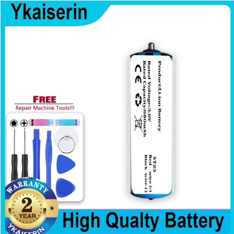 680mAh Replacement Battery for Panasonic ES-ST21 ST23 ST25 SE27 ST29 ST37 ST39 ES-GA21 GA20 GA40 ERT3 Ert 3 Portable Batteries