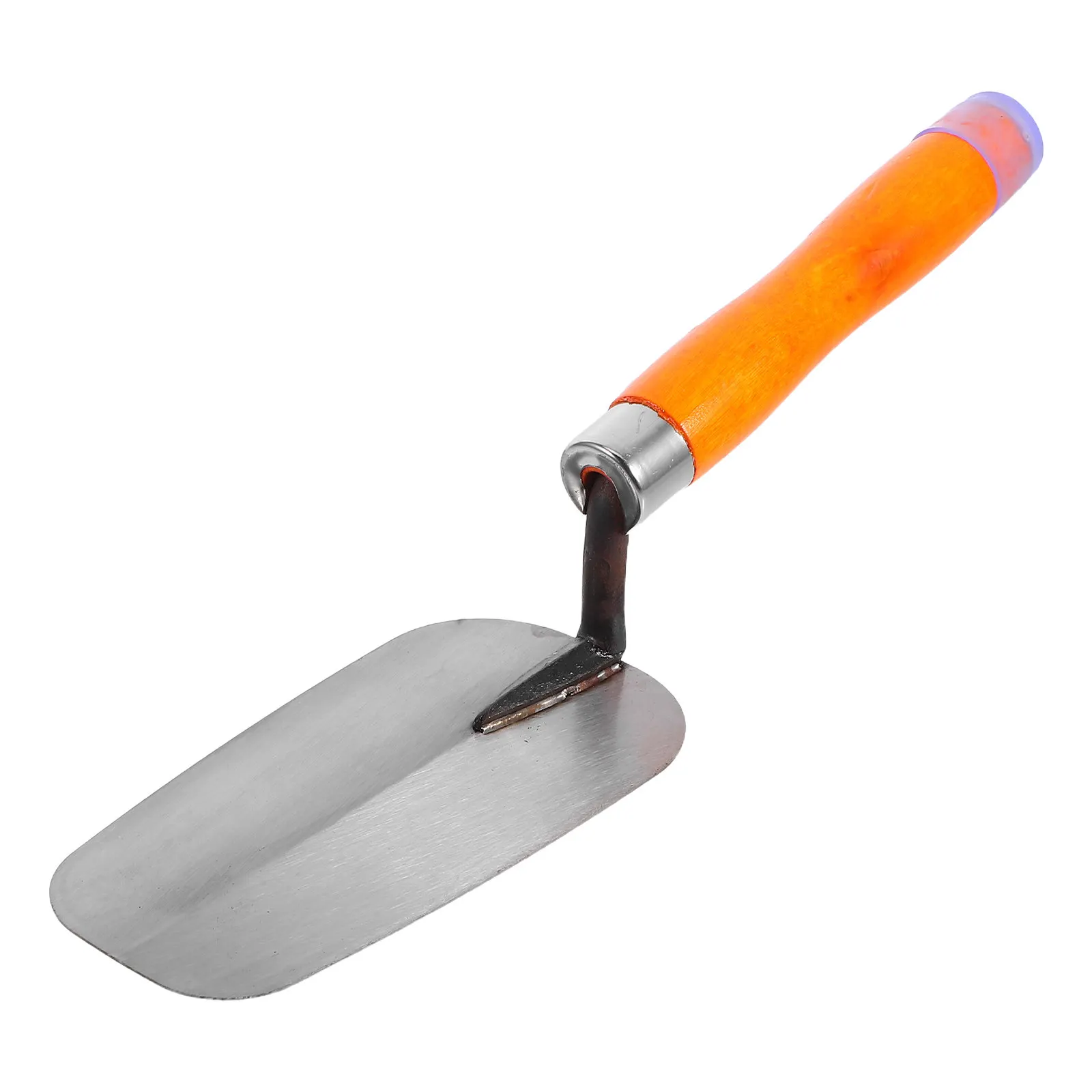 Heavy Duty Stainless Steel Plastering Trowel with Smooth Blade Wood Handle Ideal for Drywall Concrete Finishing Renovation Work