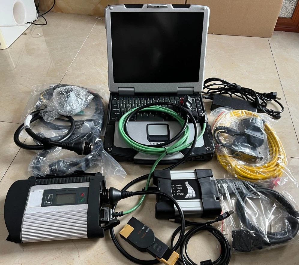 

2in1 Diagnostic Tool For BMW ICOM Next+ for Benz SD Connect C4 + 2tb SSD Software installed well CF31 Toughbook