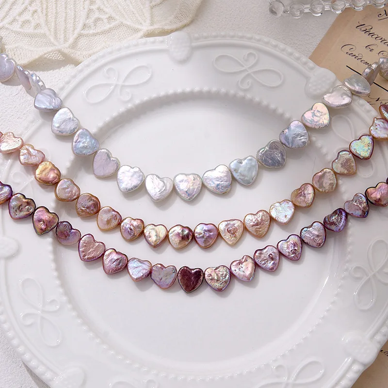

Baroque Natural Freshwater Pearls Heart Shaped Beads for Jewelry Making DIY Women Men Necklace Bracelets Handicrafts Accessories
