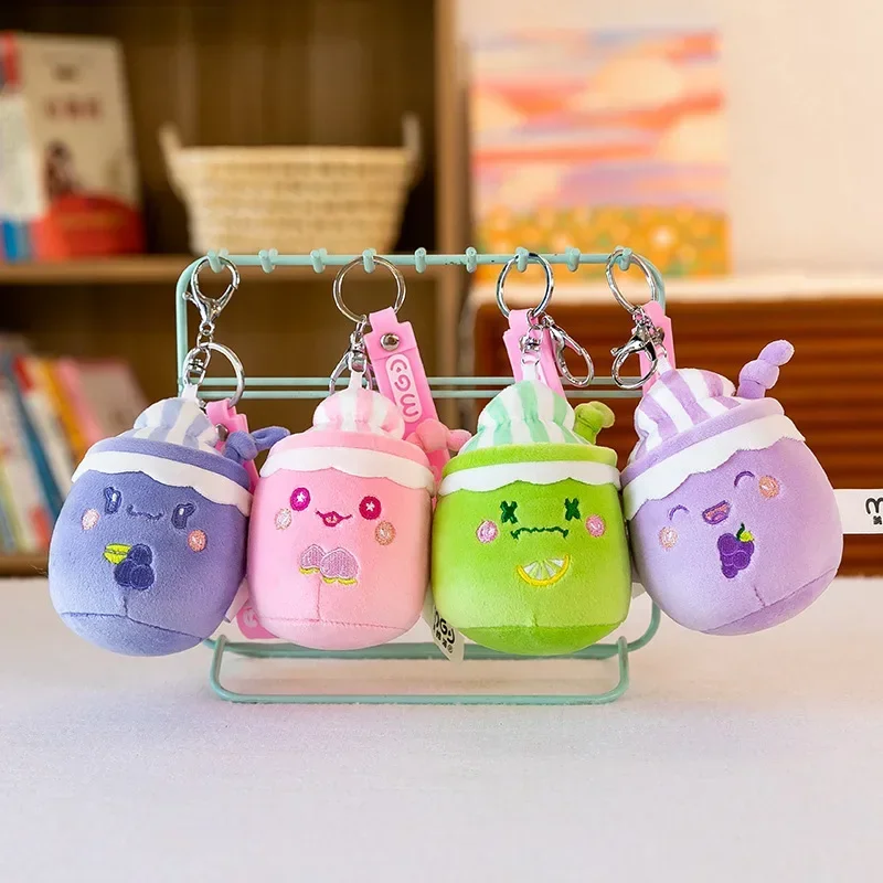 Ice and Snow Milk Tea Cup Pillow Plush Toy Doll Ice Cream Milk Tea Pendant Grabbing Machine Doll Children's Gift