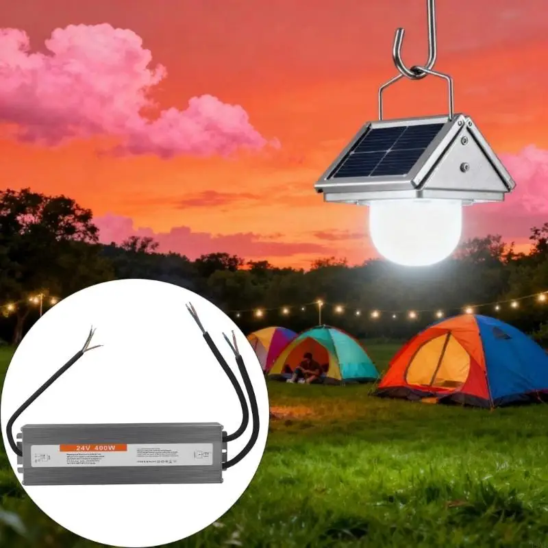 IP67 كتيمة 24 فولت 400 وات أداة تغيير خليط الألومنيوم مع تبريد فعال وحماية متعددة للأماكن الخارجية P9YB #4