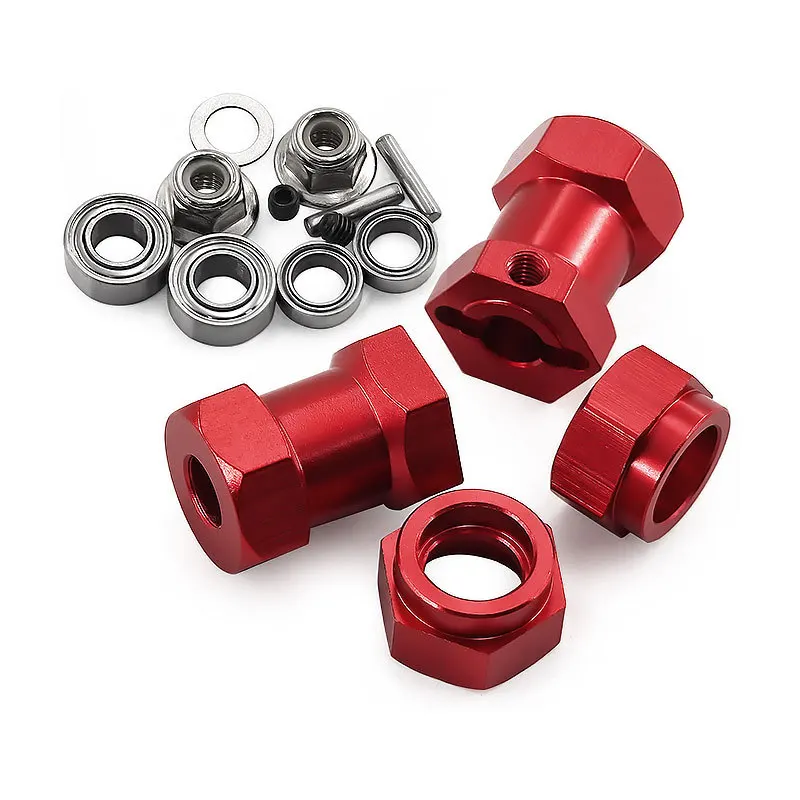 Adattatore mozzo esagonale ruota in metallo da 12 mm per Tamiya DT02 DT03 58354 Frog 58346 Grasshopper WR-02 - Parte accessoria di aggiornamento