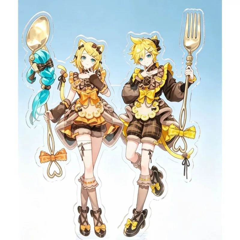

New Kagamine Rin/Len Acrylic Stand Figure Hatsune Miku -Project DIVA- Anime Peripheral Creativity Modeling Room Desktop Ornament
