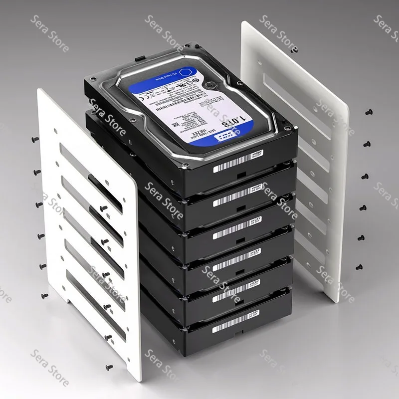 Mechanical hard disk metal Support Support 3.5 inch solid state drive expansion rack Computer 2.5SSD with multi-layer screws