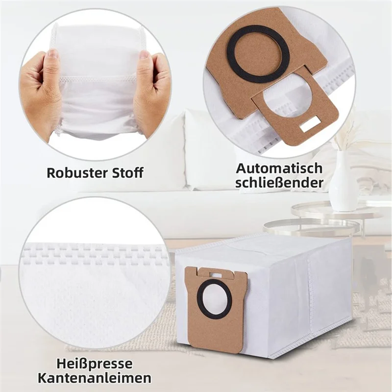 AB43-For Xiaomi لـ X10+ /X20+، X20 Pro/Max، لـ Dreame L20/L10s/L10/L10s Pro/L50 Pro Ultra، L20 Ultra/X40 ملحقات أكياس المكنسة الكهربائية