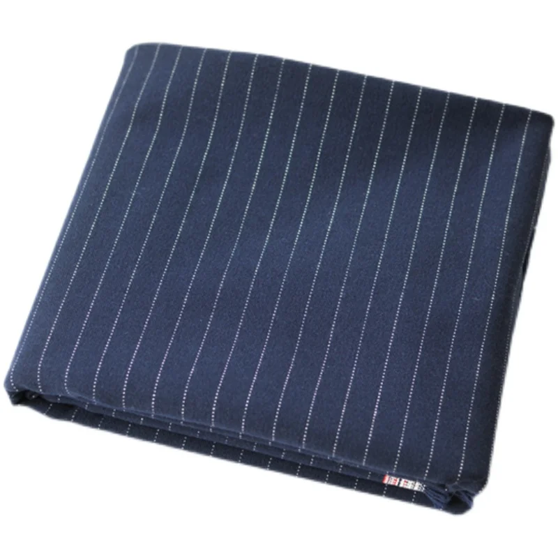 

Retro Micro-Elastic Anti-Wrinkle Suit Striped Fabric Spring and Autumn Handmade DIY Pants Vest Skirt Fabric