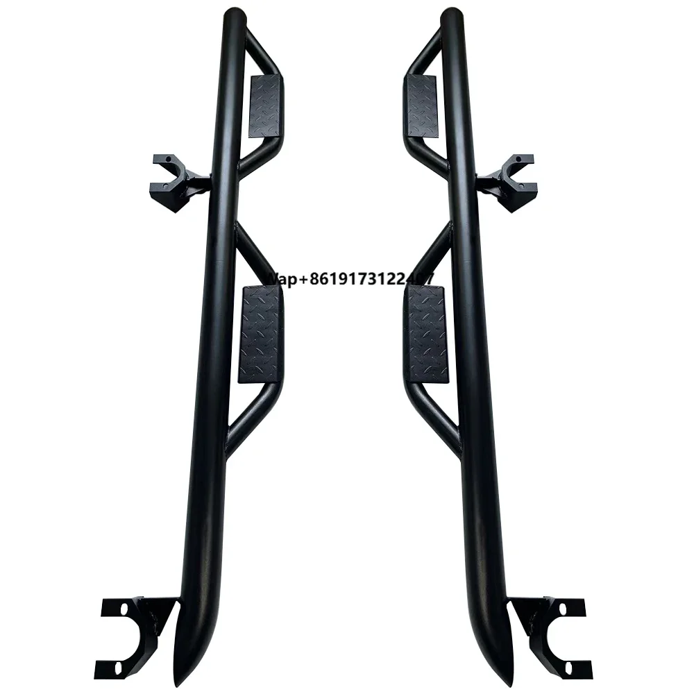 

J407 Car Footboard Welcome Side Step bar Foot Pedal Side Door Pedal for JK 07-17