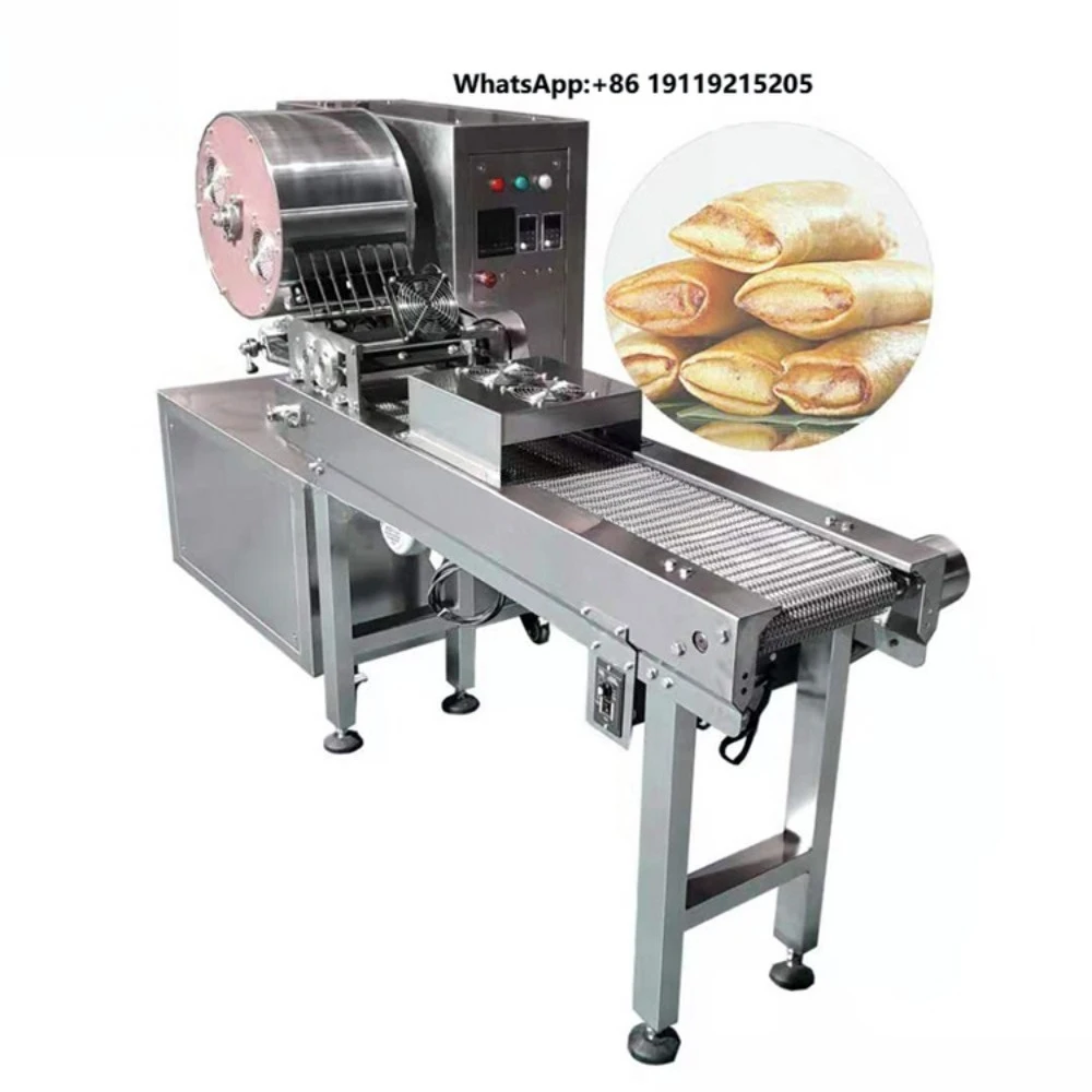 Factory Price Egg Roll Crepe Pancake Maker Lumpia Wrapper Spring Roll Pastry Sheet Making Machine