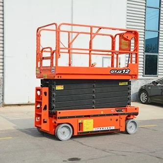 HITOP Brand 6m 8m 12m Lift Height Electric Mobile Hydraulic Scissor Lift