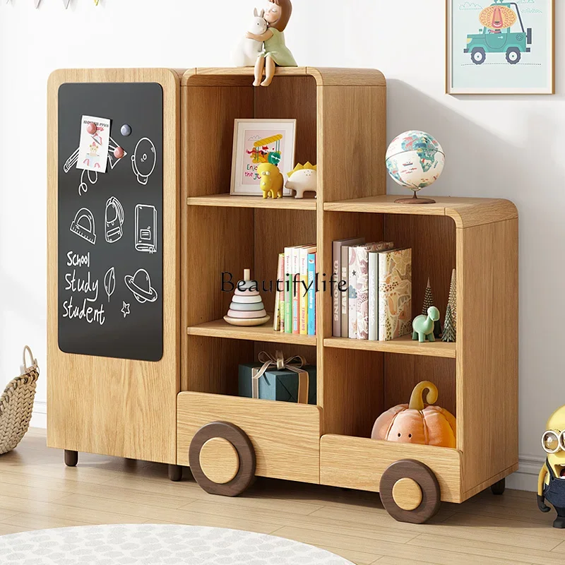 

yj7 Solid wood locker Free combination storage Floor display locker