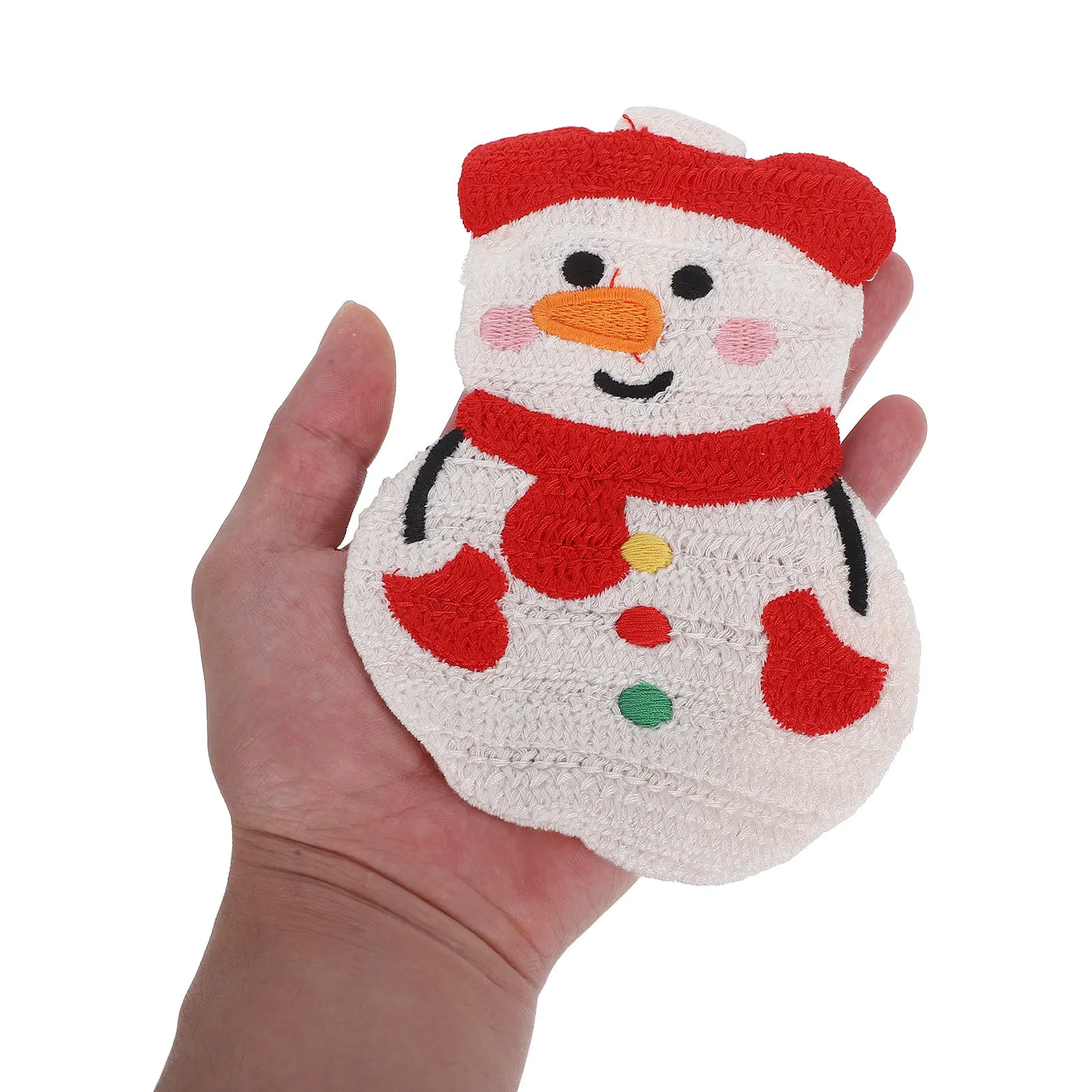 

Snowman Embroidery Patches Christmas Sew on Iron on Appliques for Clothes Backpacks Hats Repair Festive Holiday DIY Accessories