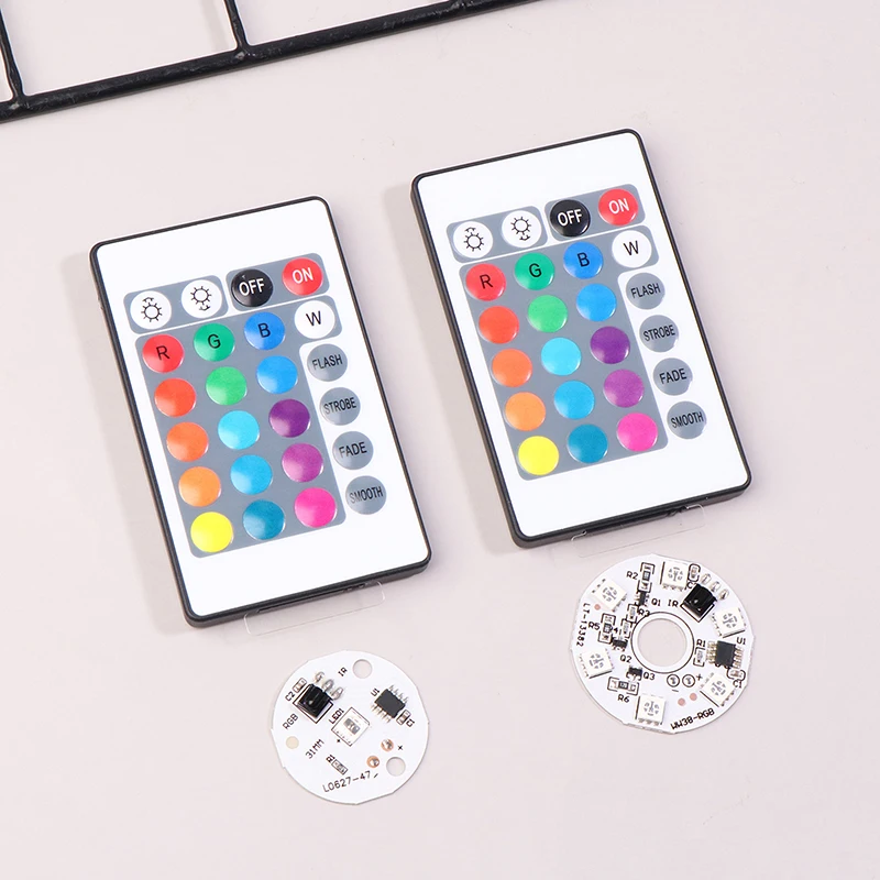 Светодиодная RGB-светильник, 16 цветов, красочная градиентная круглая лампа с дистанционным управлением, 5 В постоянного тока, низковольтный USB, сделай сам, ночной окружающий свет