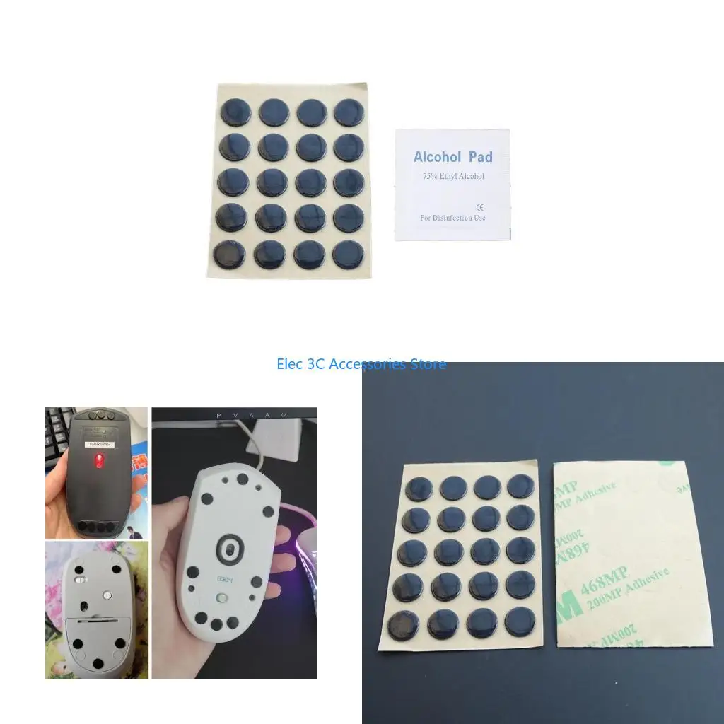 Y51A 1 Set 0.75mm Thickness Replace Edges Mouse Feet Mouse Skates for G1 MX300M100 M210 M180M150 Mouse