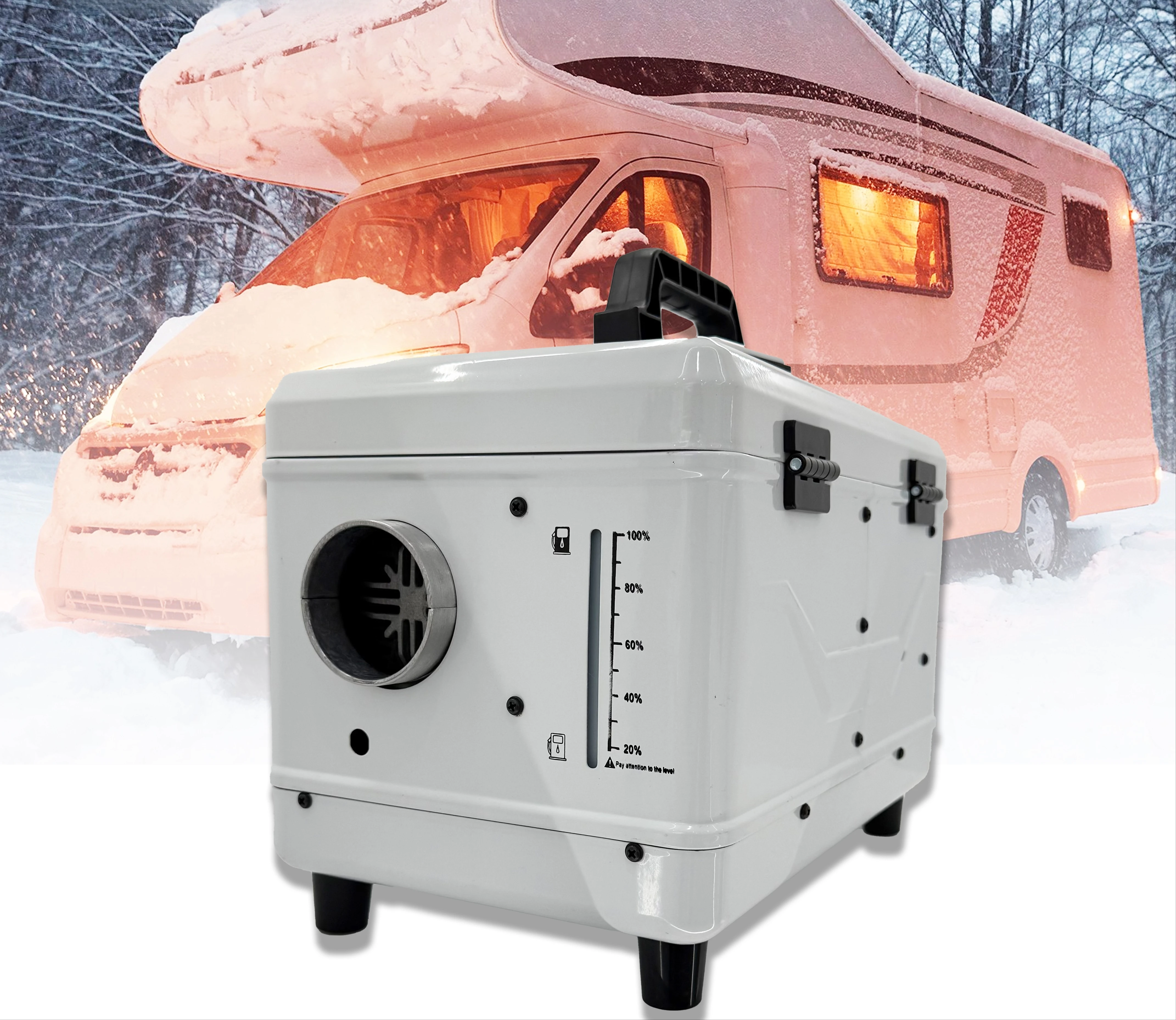 Complete Accessory Kit Boat Car Motorhome Truck 5KW 12V air Heater Heater With LCD Display&1 Air Outlet