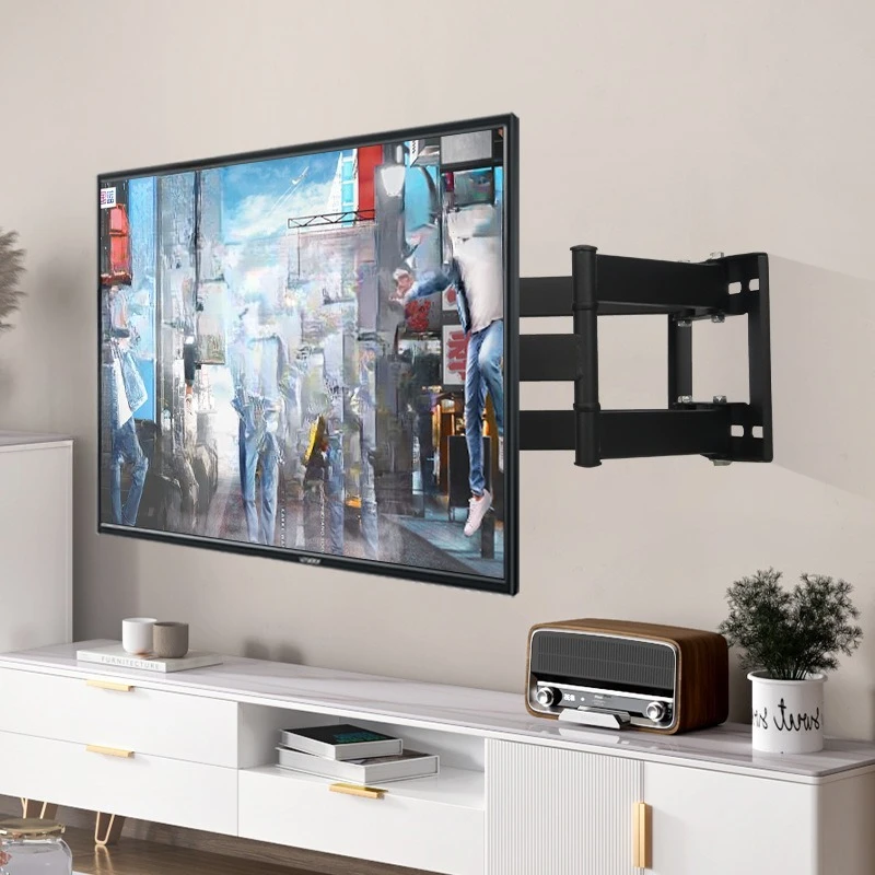 Universal 32-75 inch TV wall mount extendable rotating wall-mounted TV stand