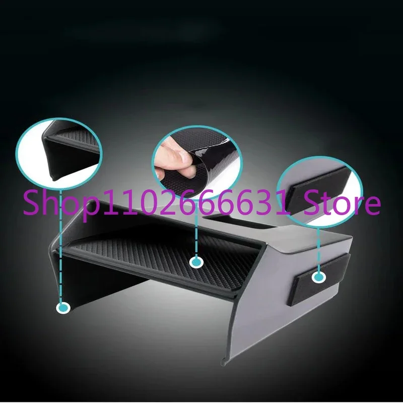 Ruiya Compatible avec A*udi Q3 F3 2019-2024 2025 Accoudoir Boîte de Rangement, Plateau de rangement de la console Boîte de rangement pour