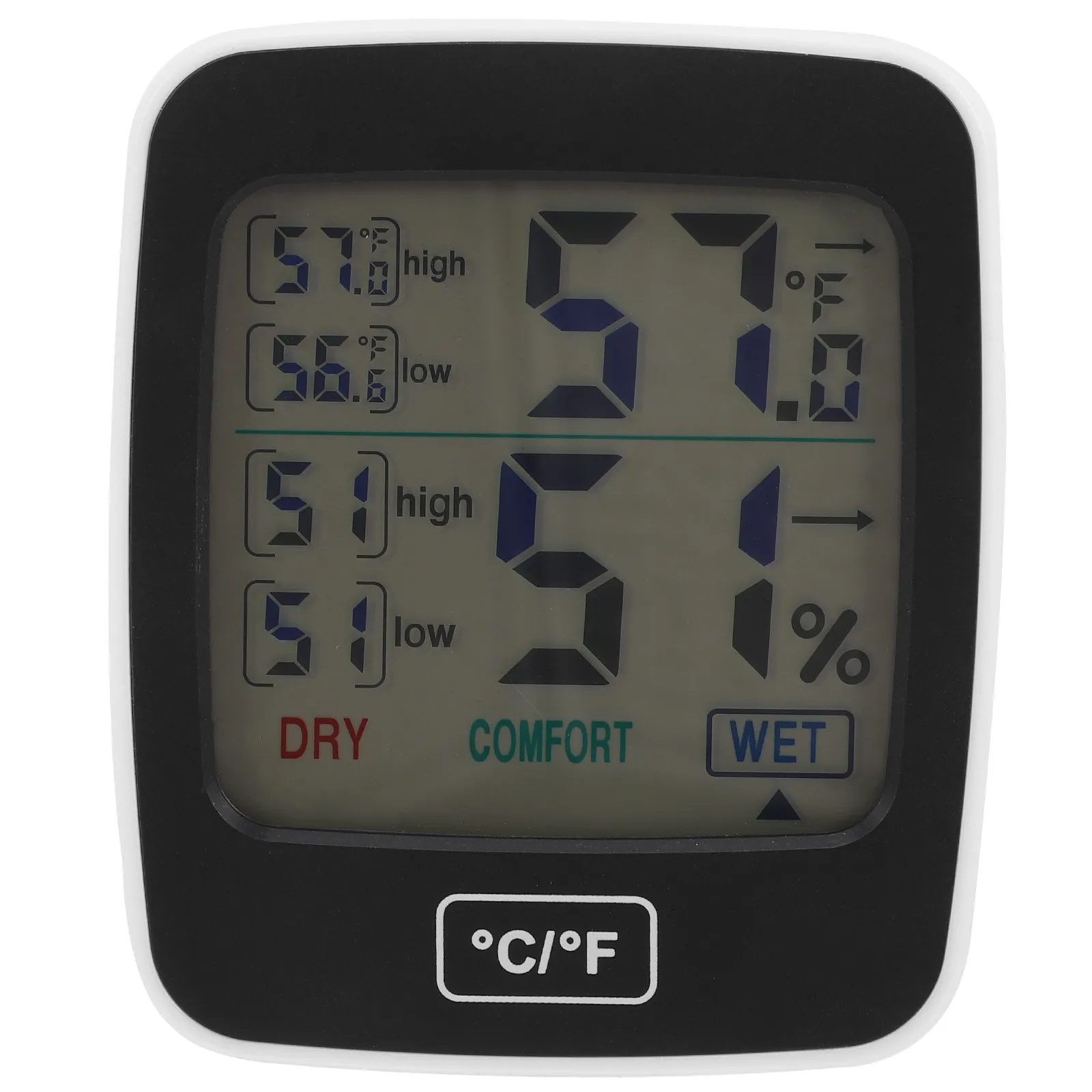 

Digital Hygrometer Thermometer Household ABS Mini Indoor Temperature Humidity Monitor for Greenhouse Office Bedroom Wine Cellar