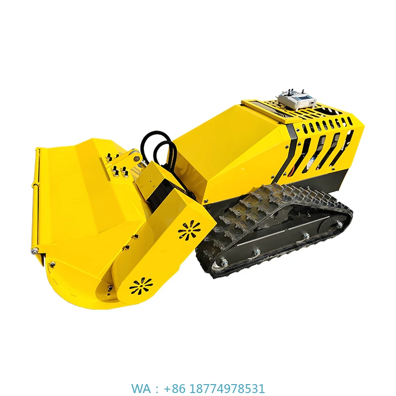 ontrol Grass Cutting Machine for Home Farm Factory Price Core EngineDirect Sale High-Horsepower Crawler Lawn Mower Remote C