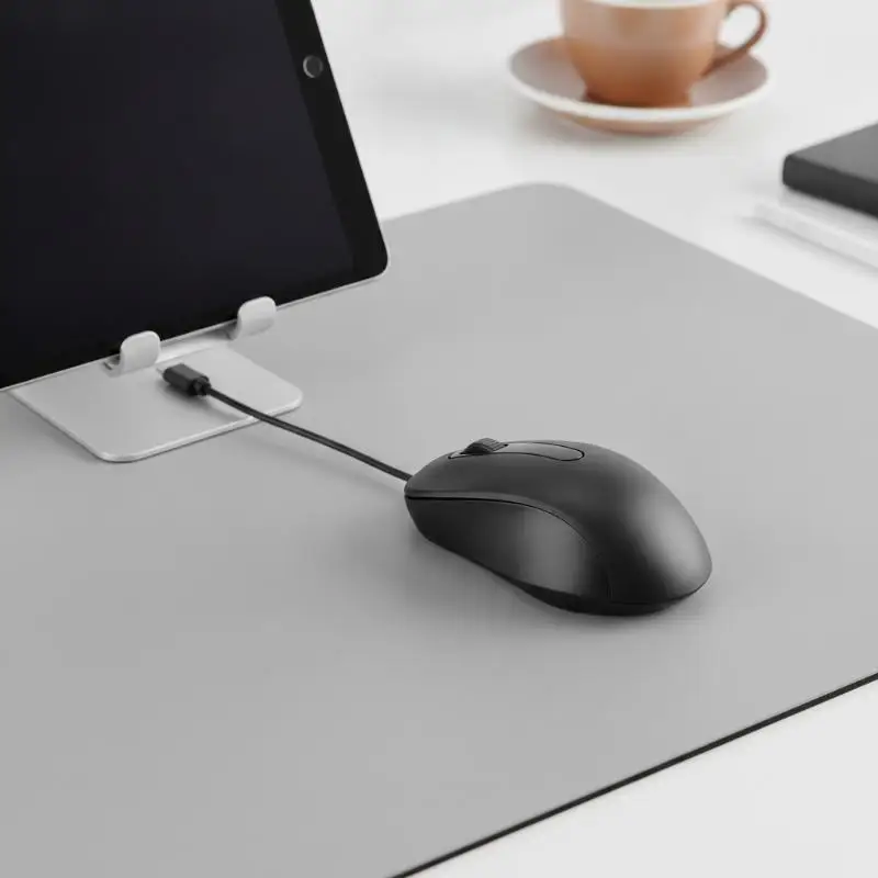 USB C Wired Silent Click Mouse, 1000DPI Type-C Mouse, Plug and Play, Compatible with Laptop Tablet System