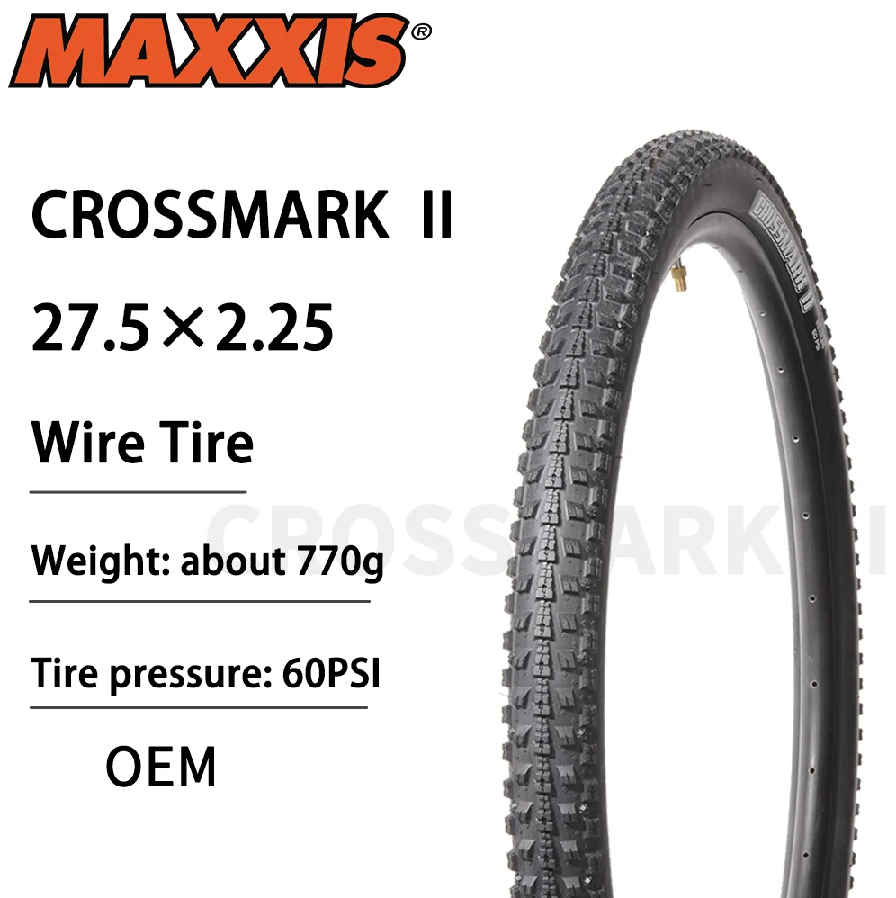 MAXXIS CROSSMARK 2 WIRE MTB BICYCLE TIRES MOUNTAIN BIKE TIRE 26