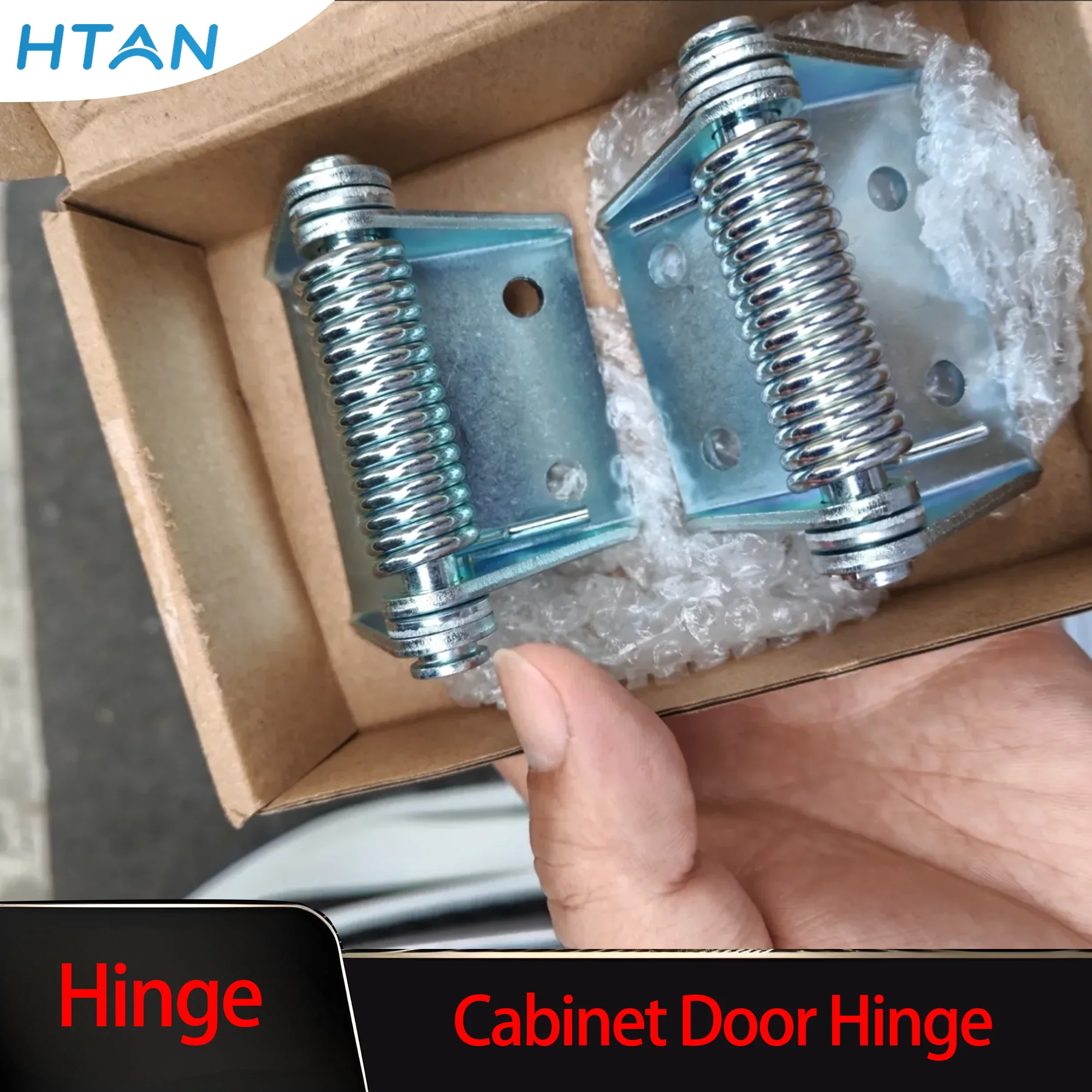 

5 шт. усиленных самозакрывающихся пружинных петель из оцинкованного железа для домашнего ремонта, прочная дверная фурнитура