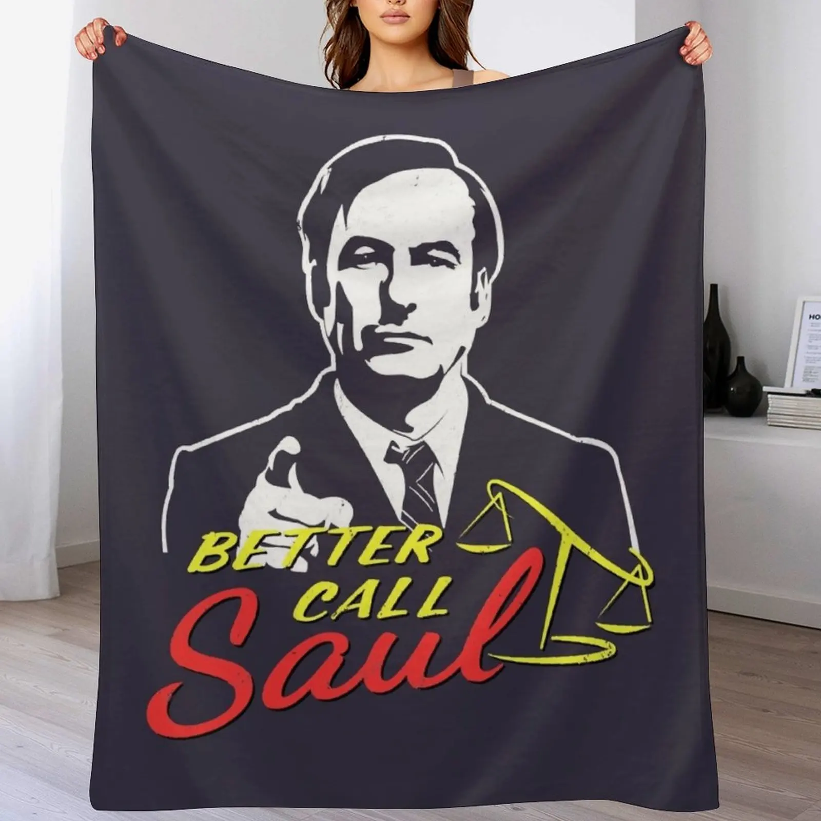 Reveal The Secret Better Call Santa Bob Odenkirk Gifts For Music Fan Throw Blanket Travel Size Cozy Blanket for Plane Train