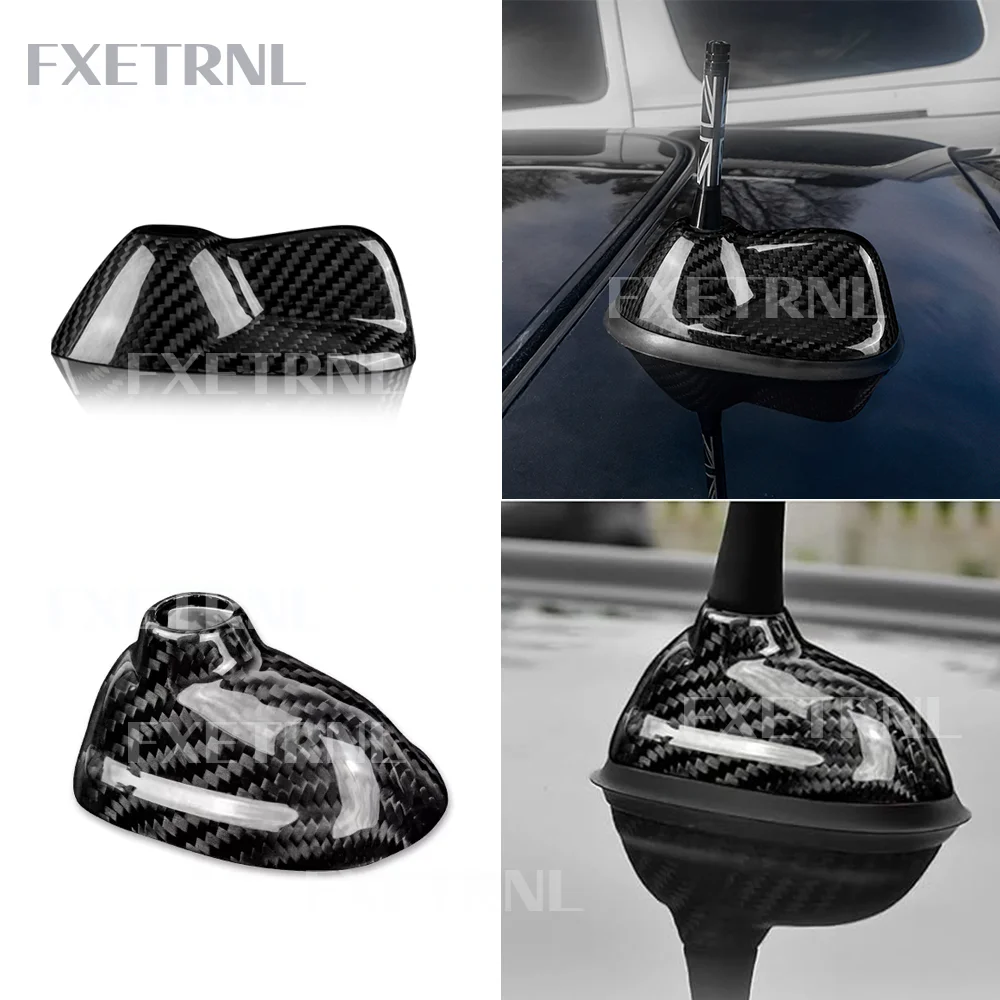 

Car Roof Antenna Cover Shark Fin Sticker for BMW MINI COOPER CLUBMAN R55 R56 2007-2013 Exterior Hard Dry Carbon Fiber Styling