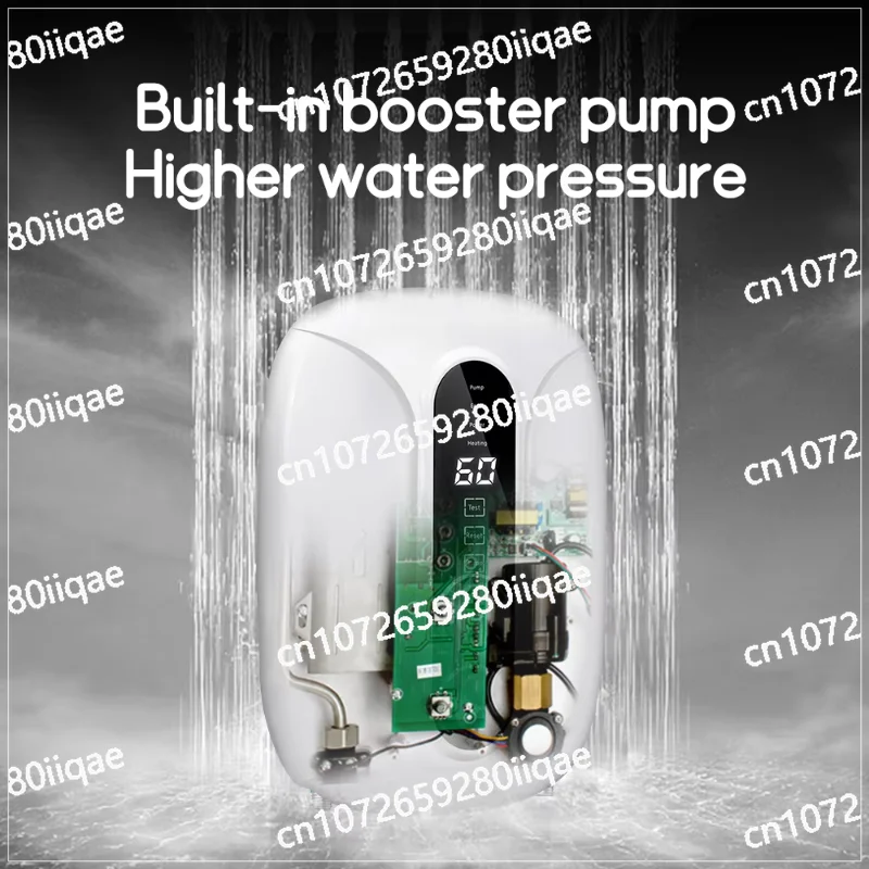 Shower 220v 6.5kw 8kw 12kw bathroom digital display tankless instant electric water heater