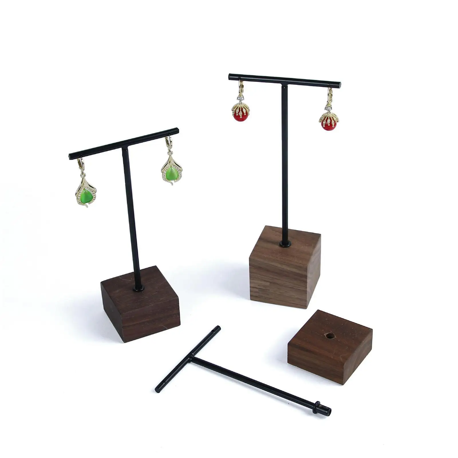 

3x Earring Display Stand T Shape for Dangling Earrings Pendants Necklaces