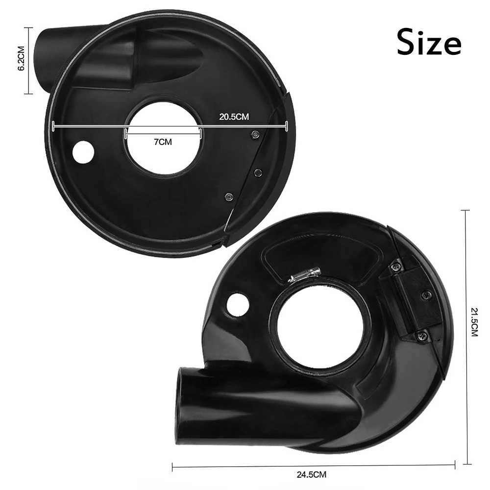 Staubschutz für Winkelschleifer, 17,8 cm, Universal-Oberflächenschleifer, Staubschutz, robust, einteilig, Eisen-Spannzangenschleifer, Vakuumaufsatz – Detail 5