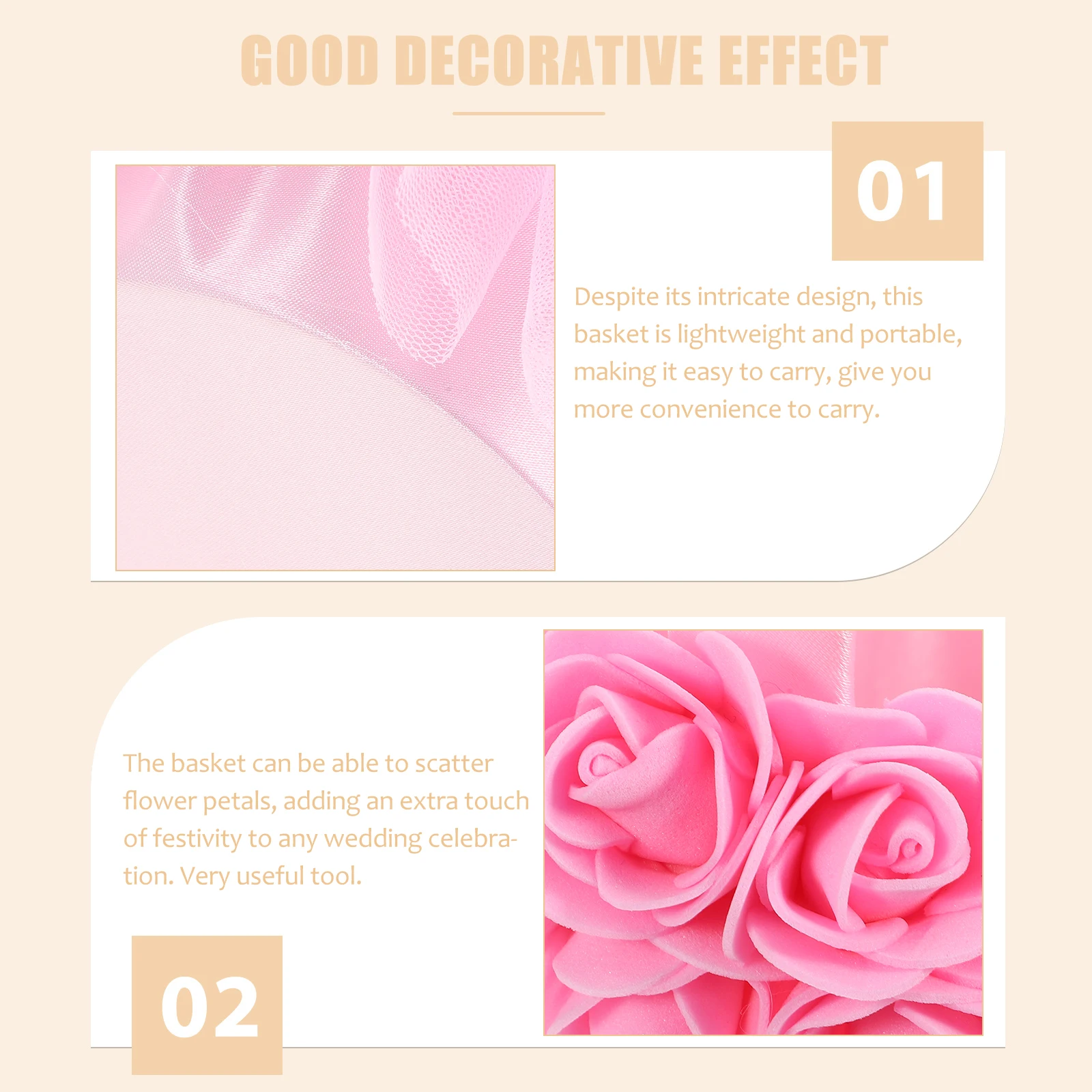 

Elegant Girl For Handheld Floral Decorative Party Ornament Rustic Portable Small Wedding Flower Petal Basket Handheld Flower