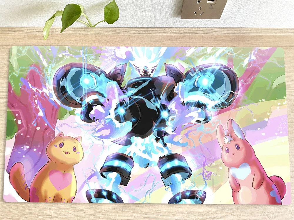 

Настольный игровой коврик YuGiOh, гигантский коврик для игровой мыши TCG, игровой коврик для торговых карт, игровой коврик для мыши, 60x35 см, Бесплатная Сумка