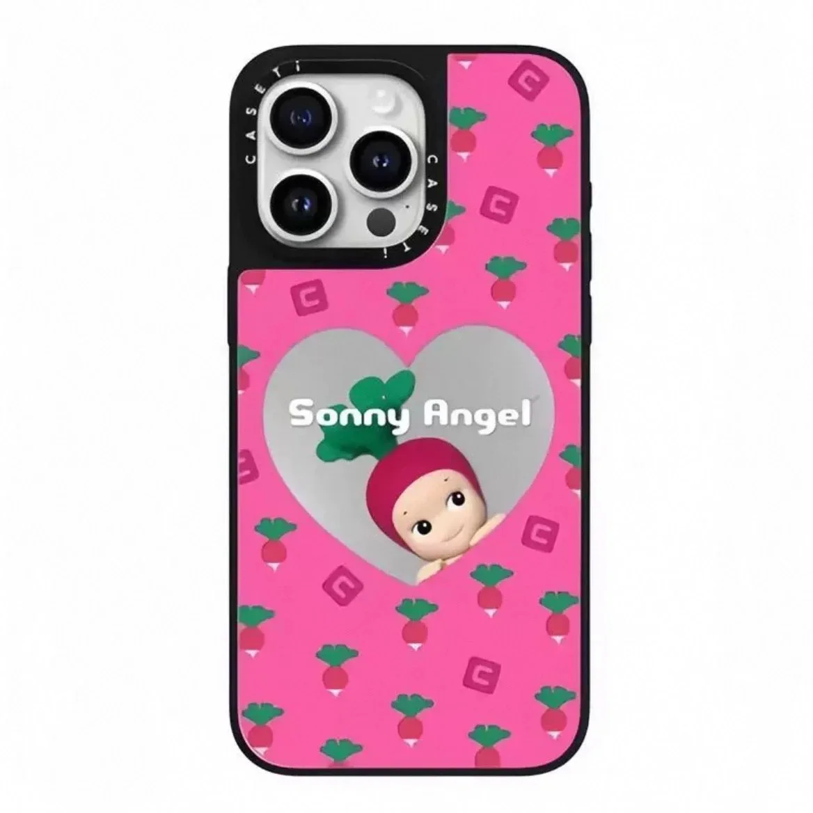 حافظة سوني آنجل ذات علامة تجارية مشتركة لعائلة فواكه الديناصورات اللطيفة لحافظة هاتف أبل 14Pro 16pm11