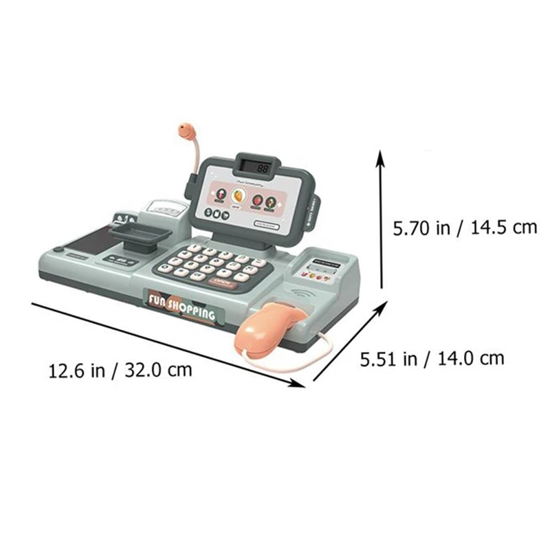 25 Stuks Doen Alsof Mini Simulatie Elektronische Supermarkt Kassa Kits Speelgoed Multifunctionele Kinderen Rollenspel Set