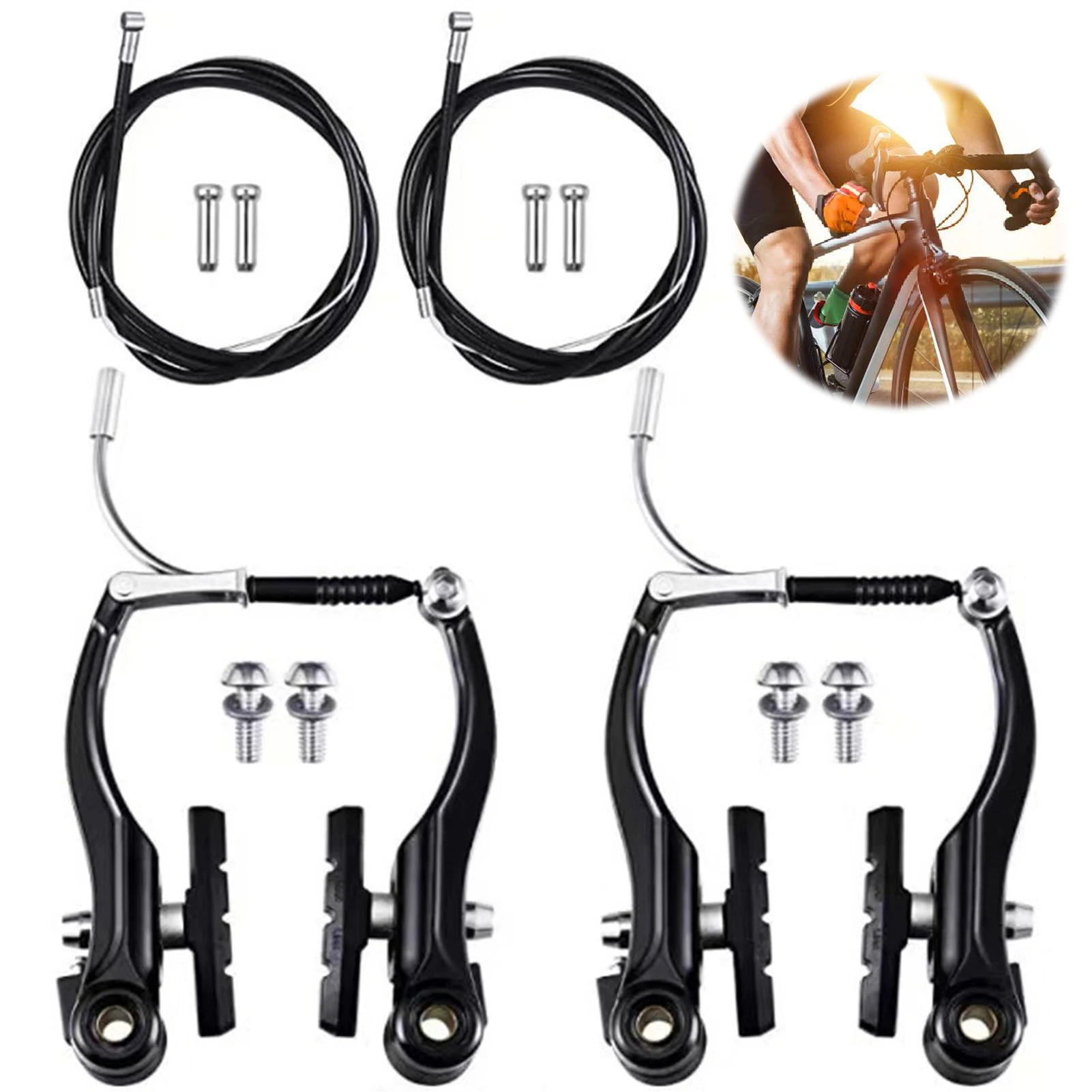 دراجة الفرامل عدة 119 سنتيمتر الخامس كابل فرامل يد أنبوب مجموعة العملي دراجة تعديل أداة في الهواء الطلق الدراجات ركوب الدراجة إصلاح الملحقات #3