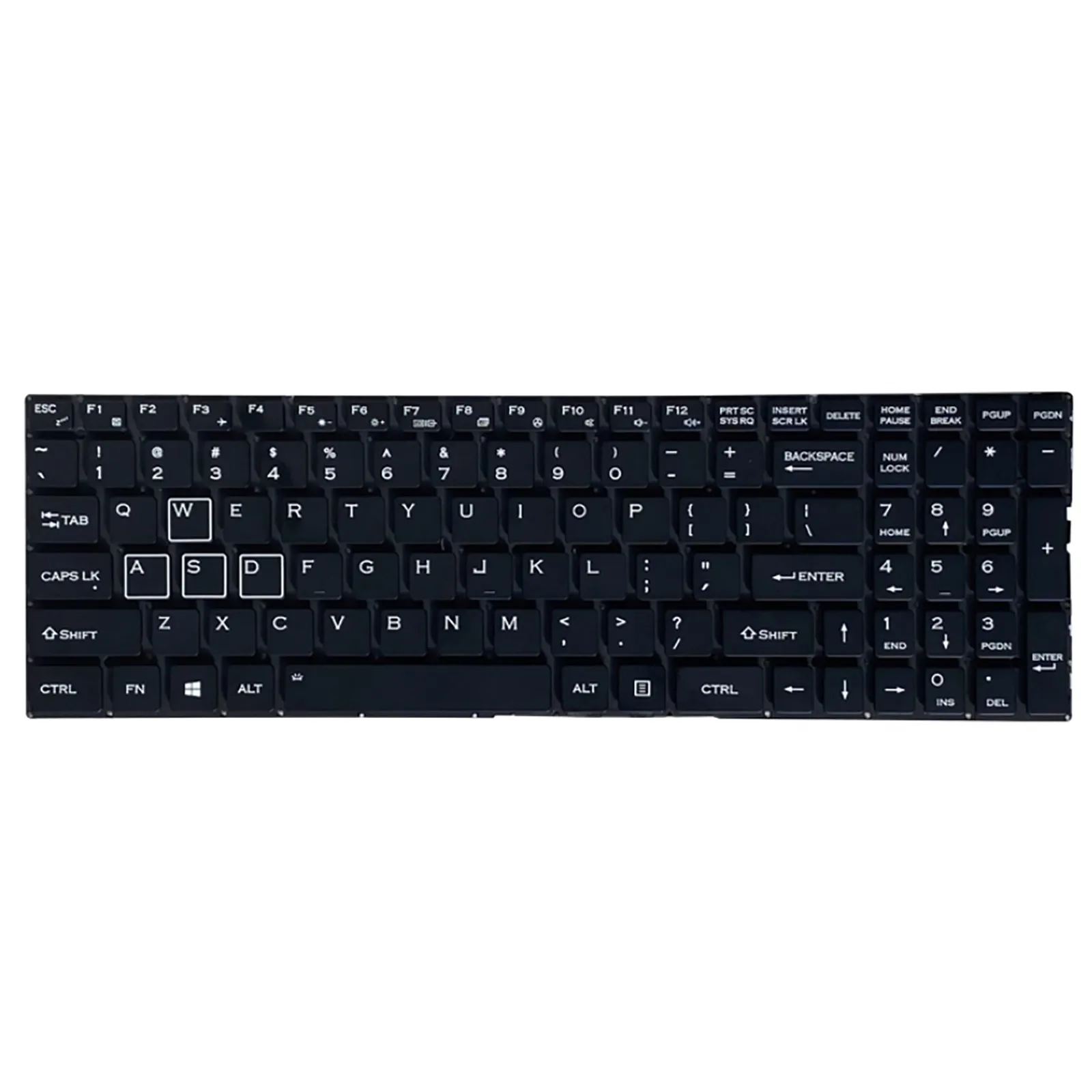 

Клавиатура с подсветкой для ноутбука с американской раскладкой для PN 343480020 DK348H-B US YX-5111