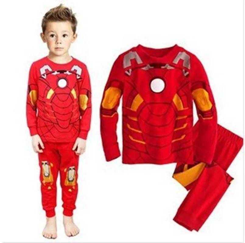 Kinder Ondergoed Set Jongens Katoenen Marvel Pyjama Meisjes Baby Herfst Kids Huiskleding Kinderkleding