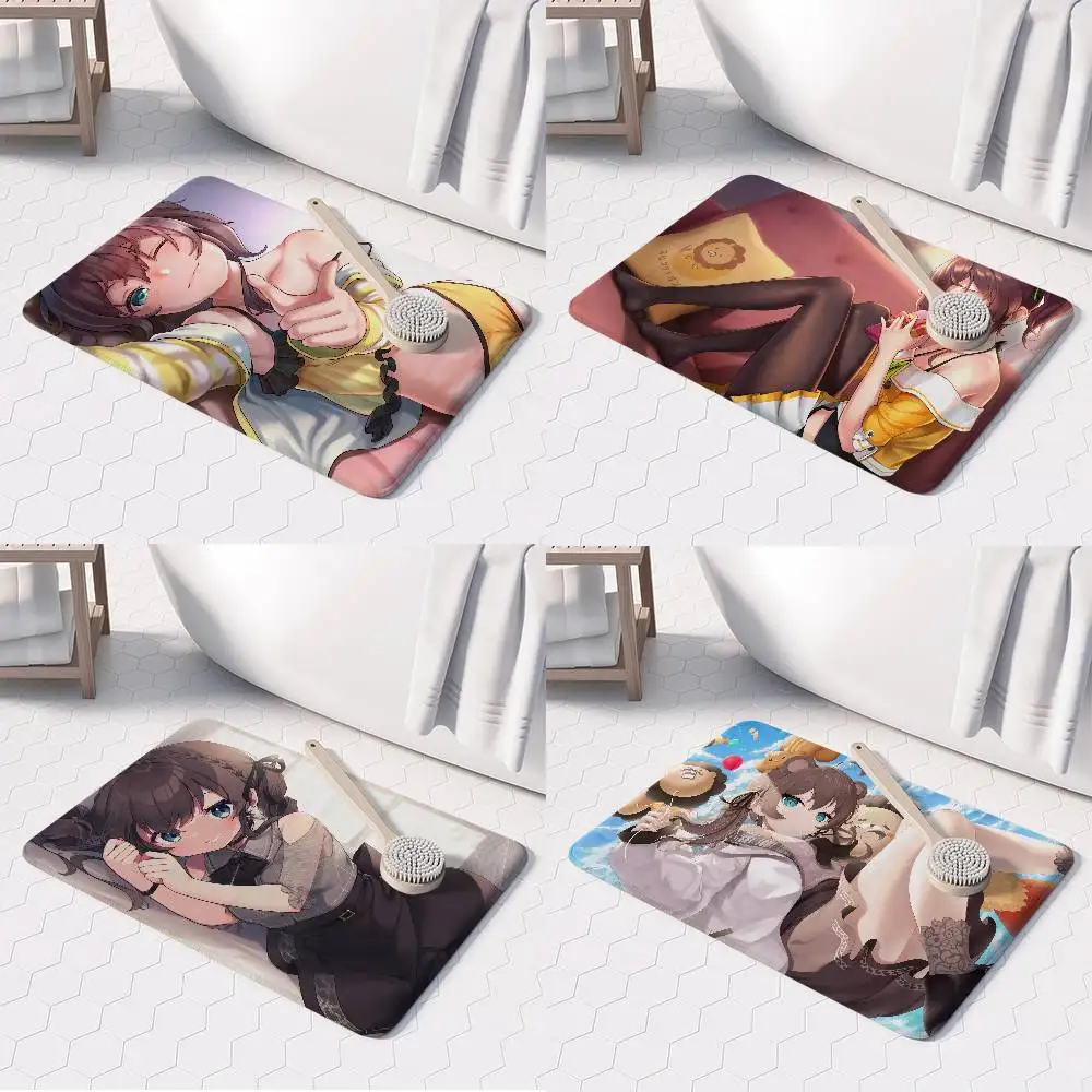 

Natsuiro Matsuri Floor Mat Printed Large Carpets Room And Bedroom Carpets Bathroom Anti Slip Door MATS Small Carpets