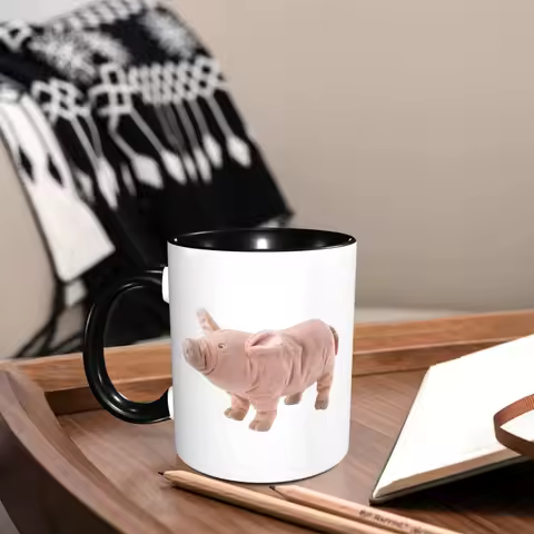 Knorrig- Ikea Pig Mug Funny Ceramic Coffee Cups Tea Mugs Milk Cup Drinkware Gifts for Friends