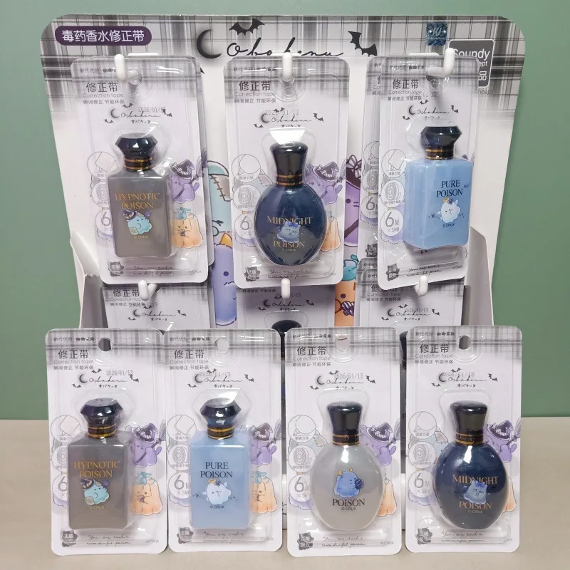 Cute Perfume Modeling Correction Tape Cartoon White Out Correction Tape Error Correction Erasers Students Stationery Supplies