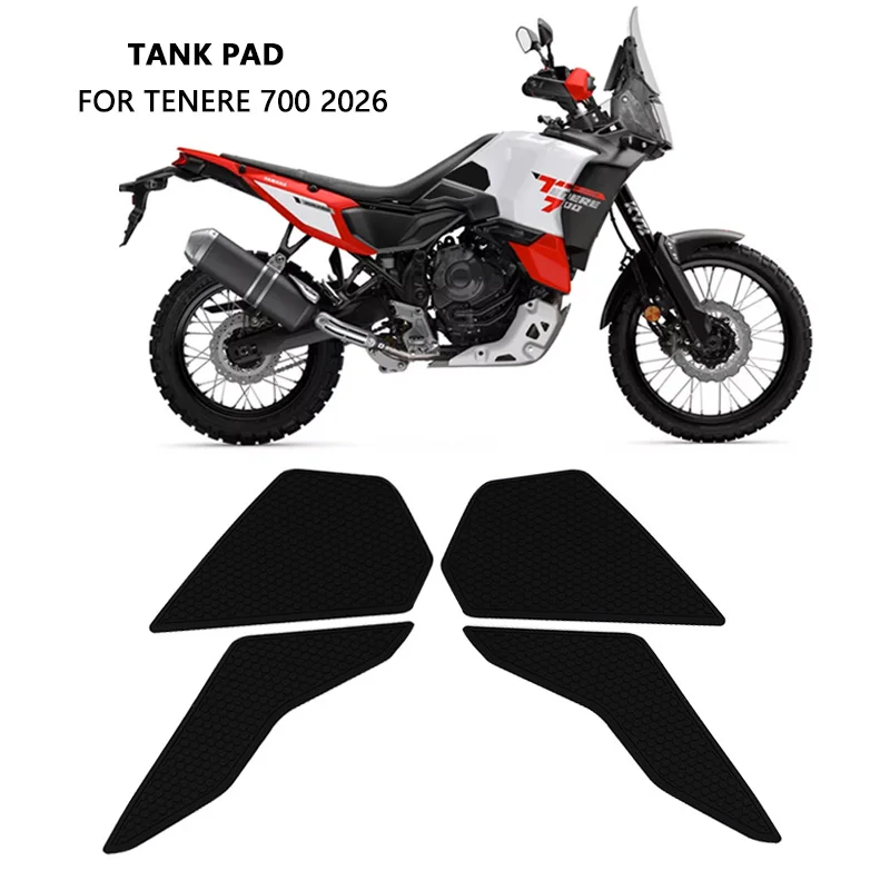 For YAMAHA Tenere 700 Fuel Tank Traction Grip Decals Motorcycle Anti-Slip Side Tank Pad World Raid T700 XTZ 700 2026