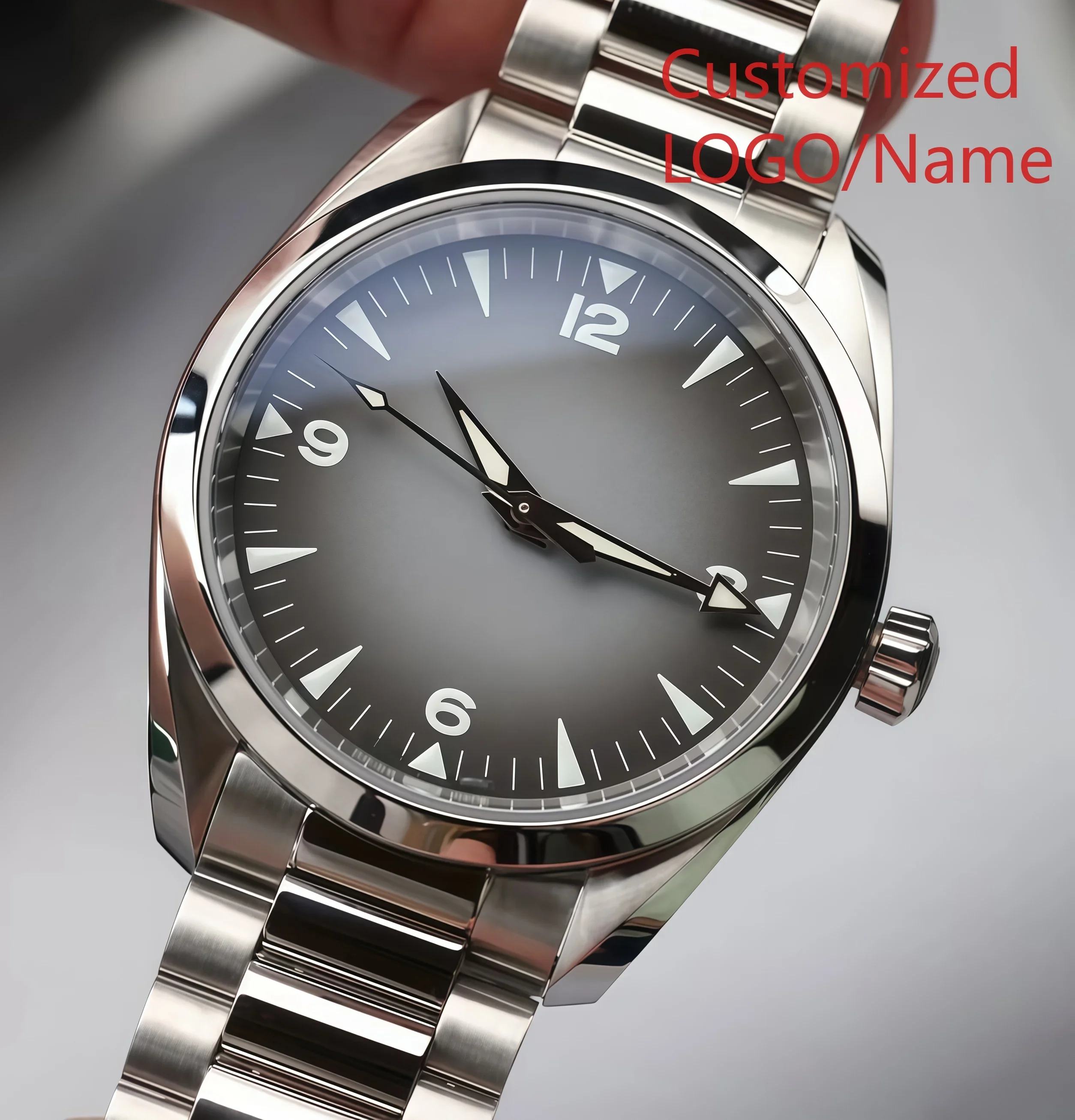

A186. Store 904L Stainless Steel Bracelet 40 mm Men's Self-Winding Watch Sapphire Customized Watches)