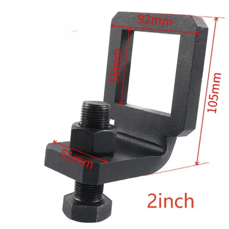 RV Trailer Hitch Clamp Heavy Duty Steel for 2 Inch and 2 5 Inch Receiver with Anti Vibration Design to Enhance Towing Stability