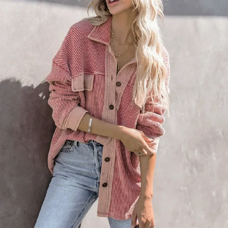 

Autumn Winter Girls Fashion Streetwear Long Sleeve Women Sweater Jacket Button Up Red Knitted Coat Fashion Cardigans