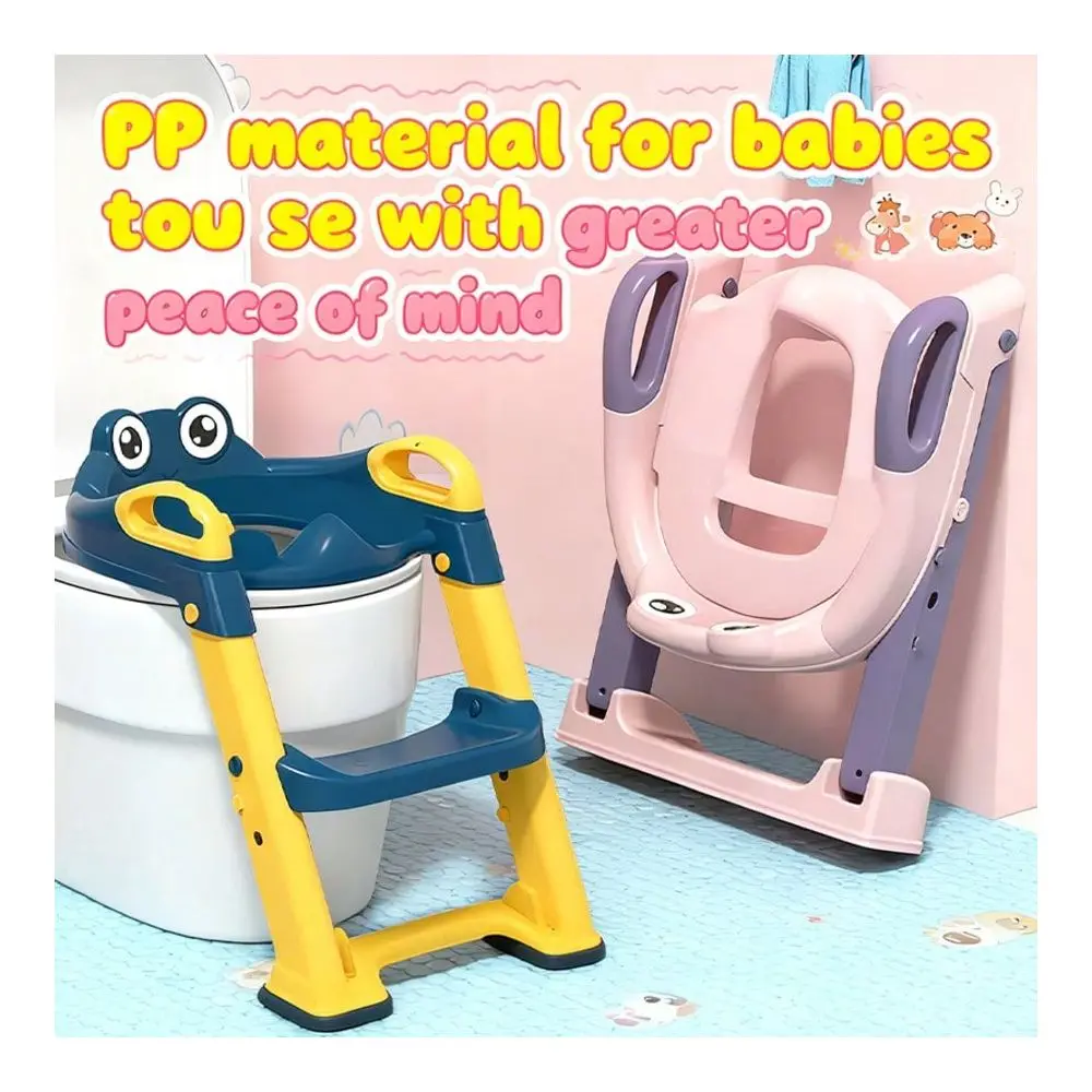 

2 In 1 Toilet Potty Training Seat With Step Stool Ladder And Urinal, SaFe Comfortable Potty Chair With AntiSlip Design, Adjusta