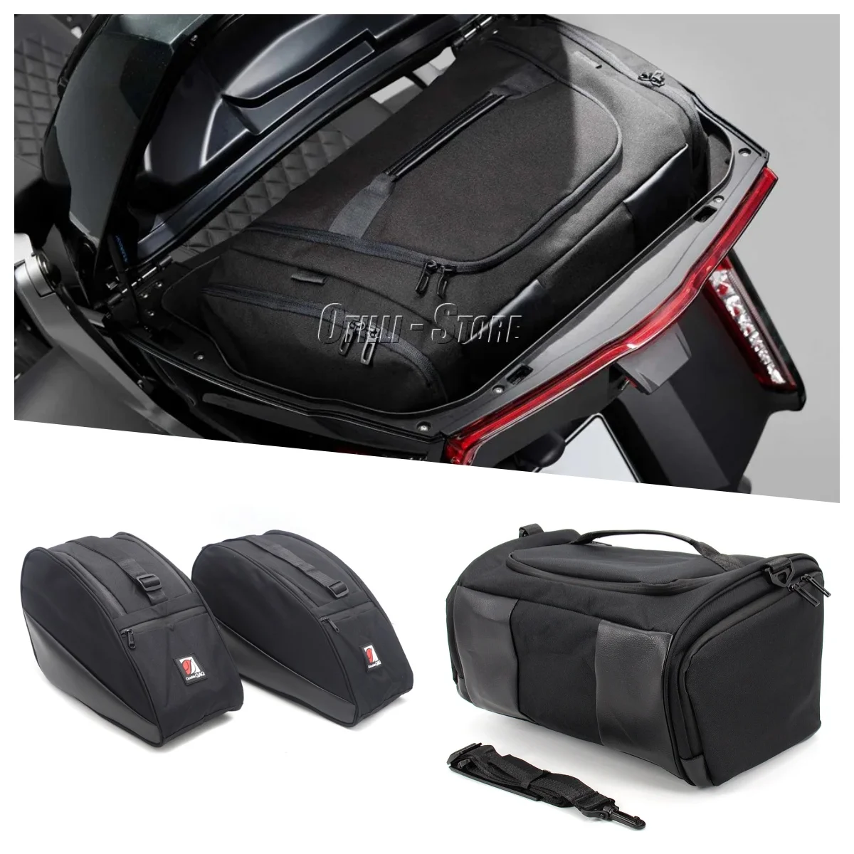 

For BMW K1600B K1600GA K1600 Grand America Motorcycle Accessories Tail luggage Bag Side Case Inner Bags Toolbox lining Saddlebag