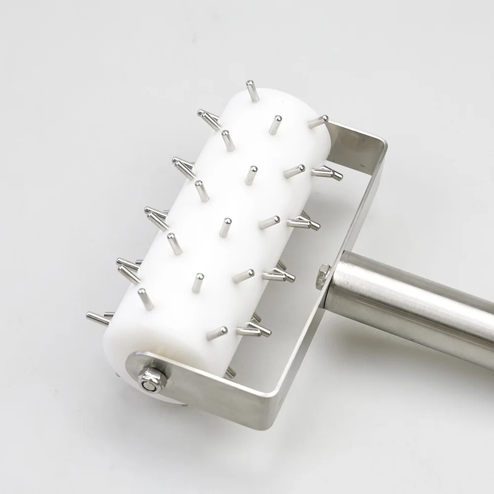 Stainless steel pizza hole punch, dough hole punch, bread needle roller