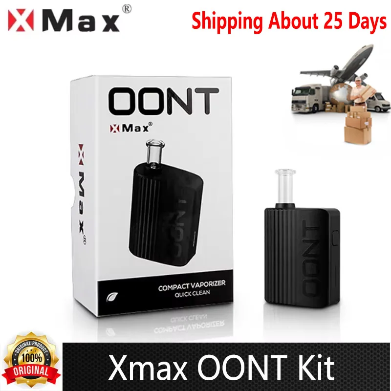 المرذاذ عشب جاف الأصلي Xmax OONT عدة 1500mAh 18500 بطارية السيراميك غرفة التدفئة التحكم في درجة الحرارة السجائر الإلكترونية